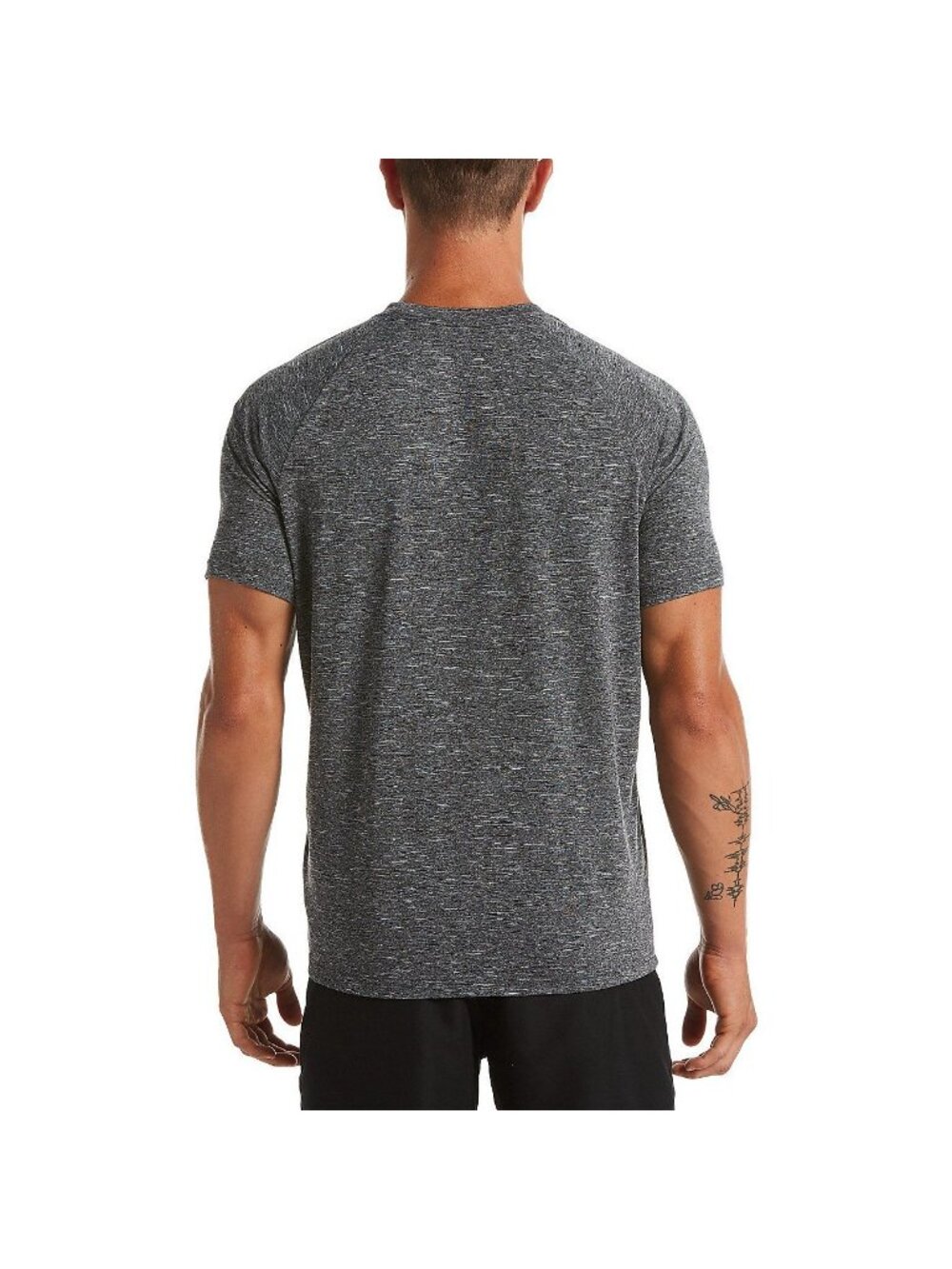 Nike Swim Hydroguard Dri-FIT UPF40+ Rash Guard NESSB658-001 Men's S NEW w/ Tags - Picture 2 of 6